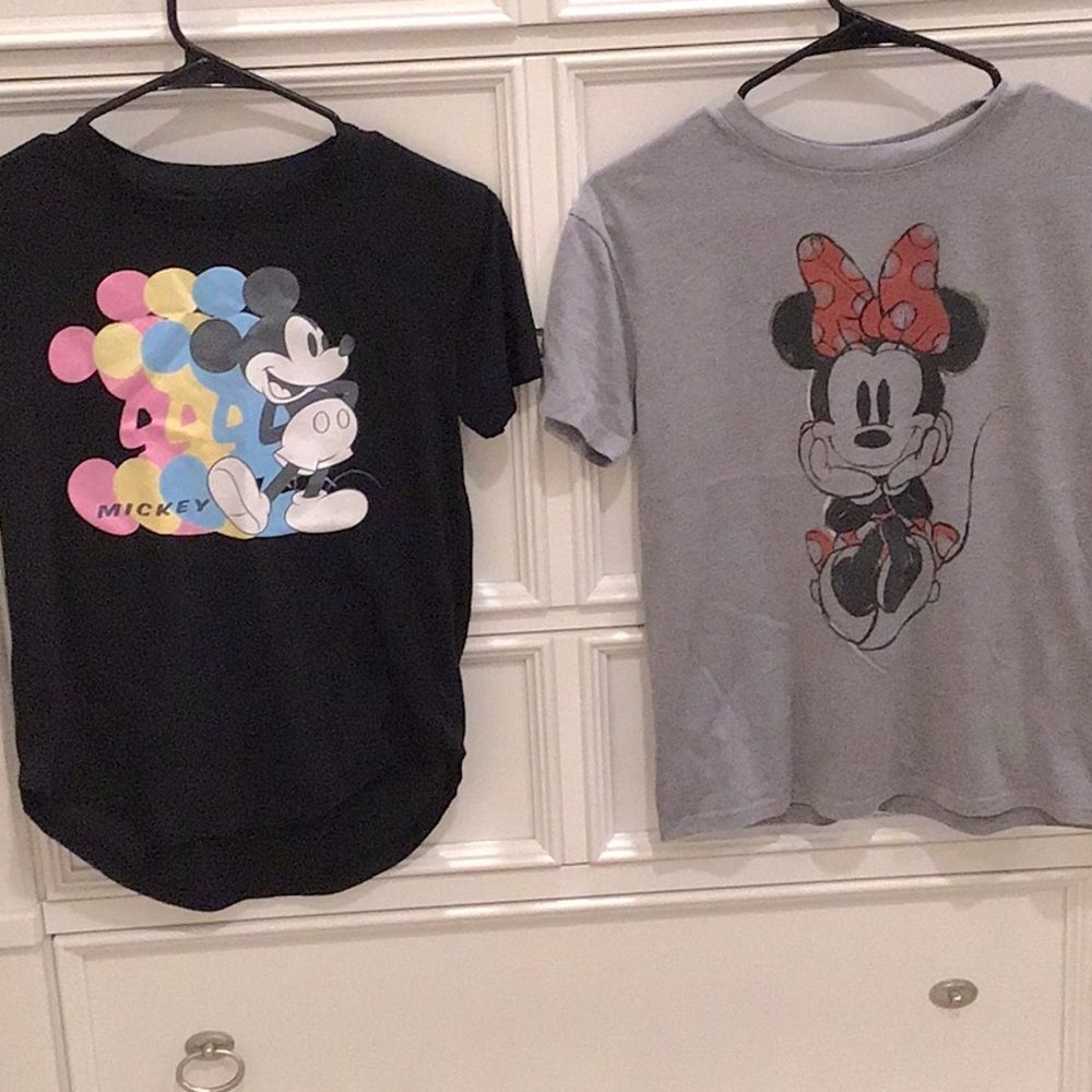 XS Disney tees - SET OF 2!! Mickey and Minnie tees! adorable!